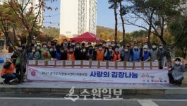 오산시자원봉사센터, 2021년 사랑의 김장나눔 행사
