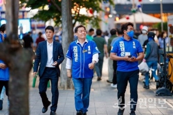 [6·1 현장] 이재준 수원시장 후보, 