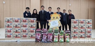 화성바이오밸리 기업인협의회, 마도면에 사랑의 후원금 1870만원 전달