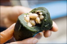 자연이 만들어낸 선물  영광 모싯잎송편