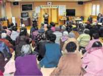 화룡각 등 산지경로당 정기총회서 봉사활동