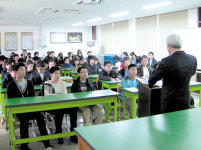 아라중학교 제주시교육청영재교육원 입학식 개최