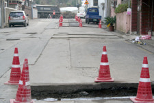 제주시내는 공사중...주민 불편 속출