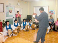 노형동·민속보존회, 연화원서 봉사활동