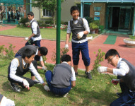 사대부중, 어버이날 효경-나눔 봉사