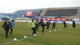 각급 기관.단체장 남고부 결승전 직전 시축행사