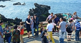 용두암에 추억 남겨요