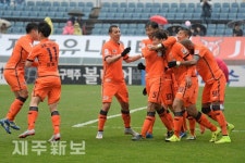 제주 유나이티드 홈 개막전 첫승/서귀포시 월드컵경기장