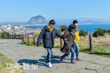 포근한 제주 겨울 산책길/서귀포시 대정읍