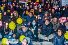 박근혜 퇴진 18차 제주도민 촛불집회/제주시 제주시청