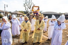제주도 무형문화제 영장소리 공개시연