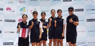최강 제주동중 사이클, 문체부장관기 준우승