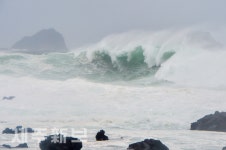 파도가 거세지는 제주