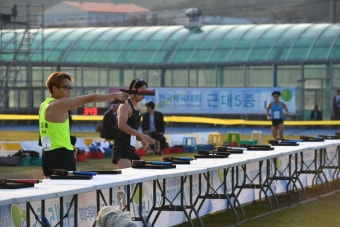'역시 효자종목!'…제주 선수단, 근대5종-수영 '금빛 질주'