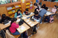 수원초, 디지털교과서 활용 수업 활발