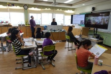 종달초 말레이시아 학교와 원격수업 진행