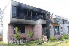 제주 조천읍 단독주택서 화재 …인명피해 없어