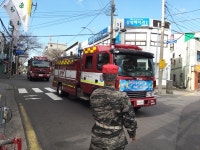 해병대 표선전우회, 민방위의 날 화재대피 훈련 동참