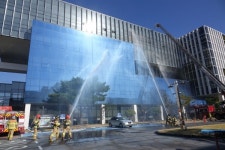 서귀포소방서, 서귀포시청서 합동 소방훈련 실시