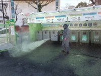 삼도1동, 관내 클린하우스에서 방역활동