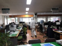 성산읍, 다중이용시설 방역활동 전개