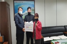 하귀1리도서관, 직접 제작한 면마스크 경로당에 전달