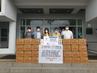 성보기업·제주클린산업, 남원읍에 손소독제 기탁