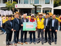 제주시농업협동조합, 제주적십자사에 코로나19 극복 1000만원 상당 물품 전달