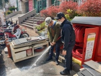 동홍119센터, 비상소화장치 점검