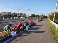 한림농협농가주부모임, 일주서로 도로변에 봄꽃 식재