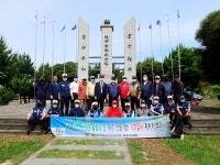 월남전참전자회 제주시지회, 사라봉 기념탑에서 환경정비
