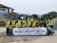 제주농협-고향주부모임, 추자도에 계절화 2000본 식재