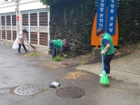 정방동 새마을부녀회, 정모시쉼터 환경정비 실시
