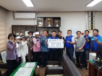 제주시 일도2동연합청년회, 일도2동에 마스크 기증