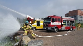 서귀포소방서, 특수화재 대비 장비조작 훈련 실시