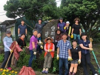 동홍동주민자치위원회, 산지물 쉼터 환경 정비