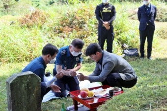 제주지방경찰청, 경찰 영웅 故 문형순 서장 묘지 참배 및 벌초