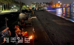 도내 주요 해수욕장 공영주차장 차박족 캠핑장 전락