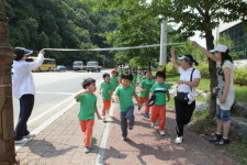 화천유치원 통일달리기 대회