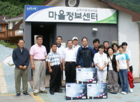 도의회 사무처 덕풍계곡마을서 봉사활동