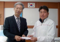 태백기계공고 핸드볼 선수 후원