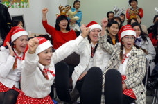 다문화가족 세계의 크리스마스 축제