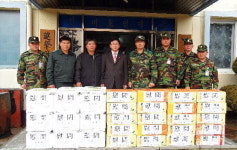 홍천군 두촌면장 군부대 위문