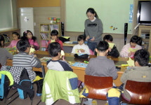 철원 묘장초교 미술교실