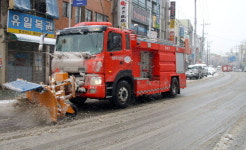 동해소방서 제설작업