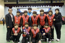 핸드볼 태백 장성초 우승컵 품다