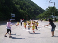 화천유치원 통일달리기대회 개최