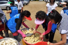 치악산 기운받고 자란 찰옥수수 드세요