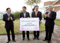 신한은행 강원본부 경로당 위문