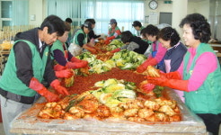 평창 용평면 새마을지도자협 김장나누기 행사